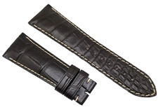 Watch Strap, 25Mm For Pilot Watch Longines Original Alligator Brown / 137