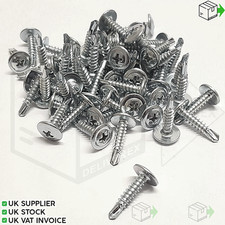 BAYPOLE SELF DRILLING/TAPPING SCREWS WAFER HEAD uPVC BAY WINDOW FIXING SCREW TEK