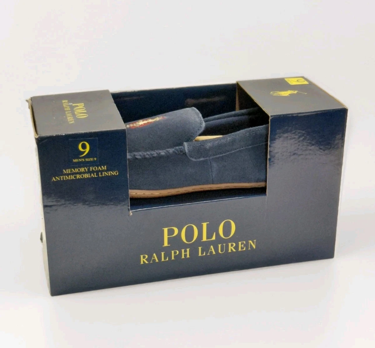 Polo Ralph Lauren Camo Klarence Scuff Slippers Mens Size 9 White Pony NIB Polo Ralph Lauren Men main image 2