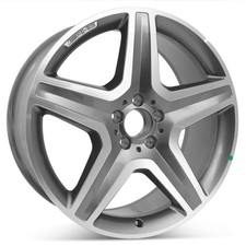 20" x 9" Machined Charcoal Alloy OEM Wheel Rim 2013-2019 Mercedes Benz ML GLE