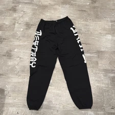 Thrasher Sweatpants Joggers Large Black Skate Destroy Graphics Vintage 90s