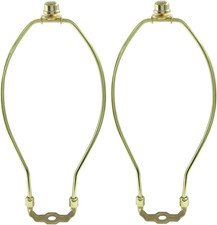 10 Inch Heavy Duty Lamp Harps, 2 Set Detachable Shade Holder with Standard