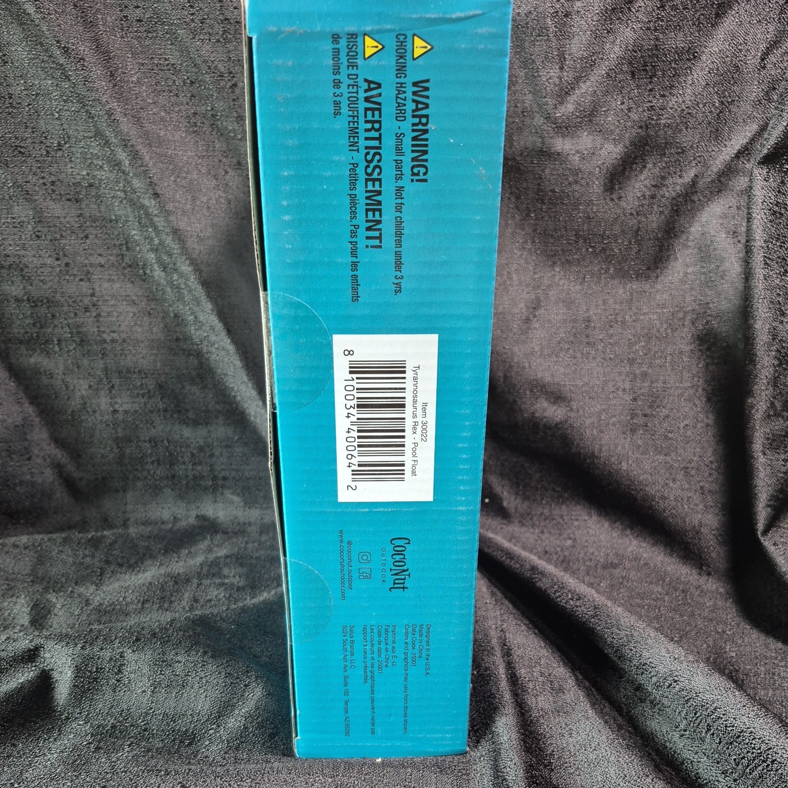 Tyrannosaurus T Rex Pool Float tube Jurassic Quick Inflate Coconut fast shipping