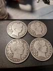 1912 1912d 1907o 1907d Barber Half Dollars