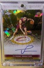 2025 Topps Chrome Sapphire Tyrese Proctor Auto Issue Rookies Gold /50 Color Rc