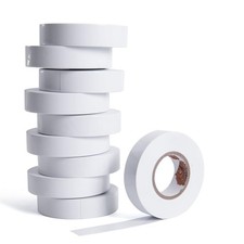 TAPEBEAR 10 Rolls White Electrical Tape Multi-Pack Electric Tape