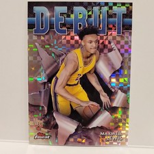 Topps 2023-24 Finest Maxwell Lewis Checkerboard Rookie D-24 Basketball Card