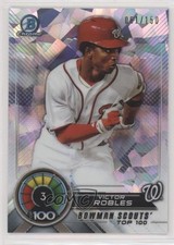 2018 Bowman Scouts' Top 100 Atomic Refractor 61/150 Victor Robles #BTP-3 nd3