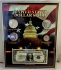 The United States Dollar Story Morgan Peace Silver $ Silver Cert Ike SBA 1.546oz