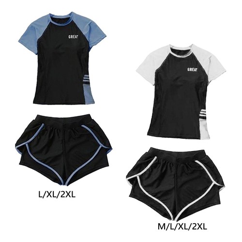 Culiwdn Costume da bagno da donna stampato in tinta unita con fiori