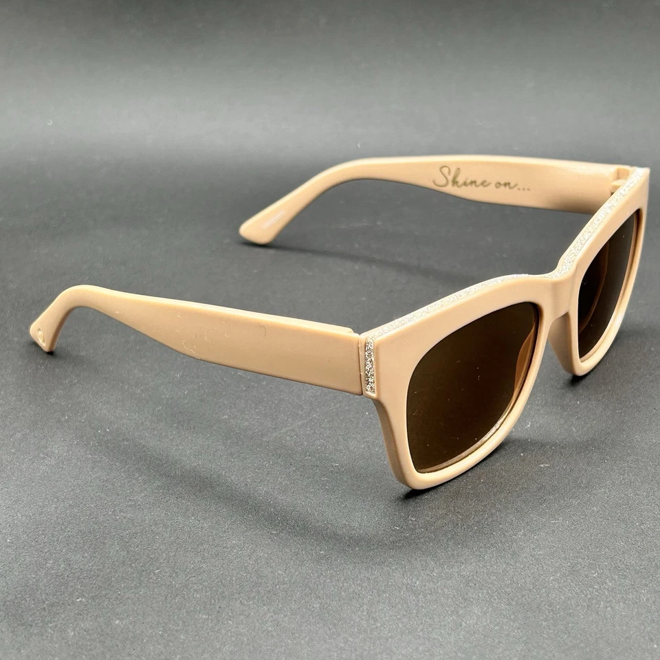 Lectores de sol Peepers Shine On +2,50 2551R bronceados con brillo usados con bolsa Foto 4 de 4