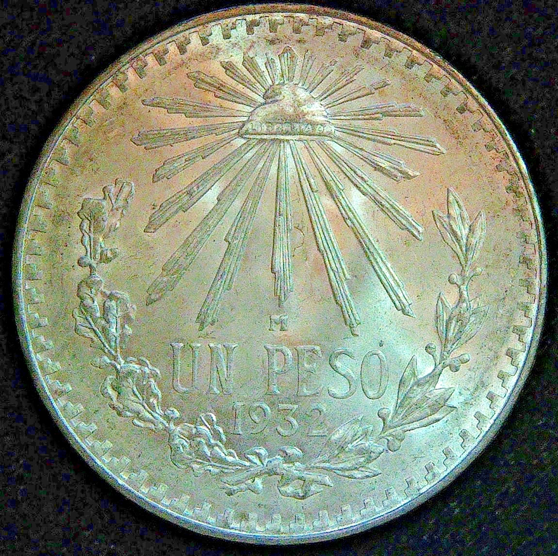 1932年 メキシコ 1ペソ  本物保証　銀0.720 1 Peso 1932 Year Silver Mexican Coins (1905-Now) for sale | eBay