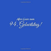 GäStebuch 94. Geburtstag, Geschenk Deko, Erinnerungsbuch, JubiläUm