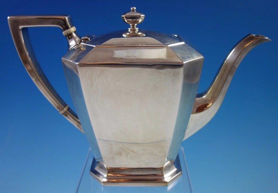 Juego de té Fairfax de Durgin Gorham de plata esterlina 4 piezas #04 (#1641) ¡Fabuloso! Foto 2 de 4