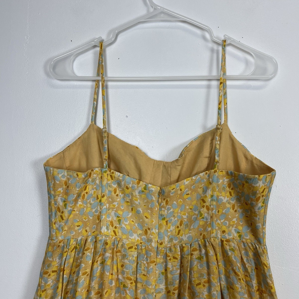 Bardot Milika Dress Womens Size 6 Medium Yellow Floral Printed Midi Dress  NWOT | eBay