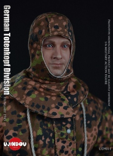 UJINDOU UD9011 German Totenkopf Division NCO Hungary 1945 1/6 Action Figure - Picture 9 of 12