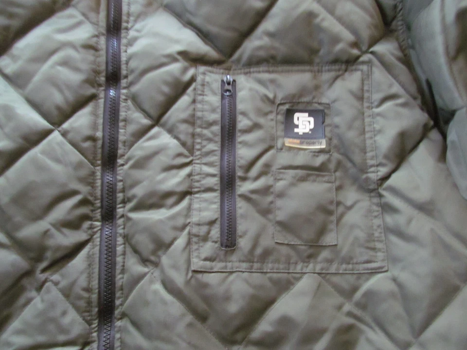 Rocawear State Property 18153 Down Puffer Jacket Men's Size 4X Olive Green - Image 2 of 4