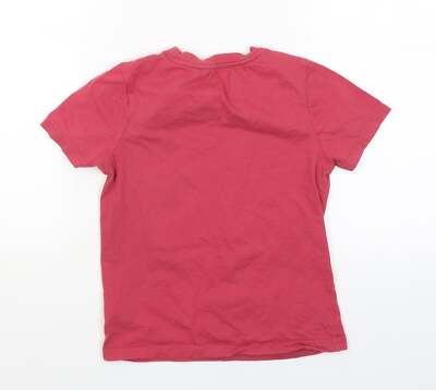 T-shirt enfant garçon manches longues - Rouge brique | Paris