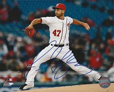 GIO GONZALEZ SIGNED WASHINGTON NATIONALS 8X10 PHOTO PHOTOFILE AUTOGRAPH