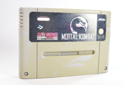 Mortal Kombat Super Nintendo SNES PAL Fah Original (Europa Videospiel)