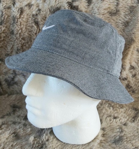 M/L NIKE Grey Marl Lightweight BUCKET HAT Cricket Beach Sport Adult DV5635 Buck3