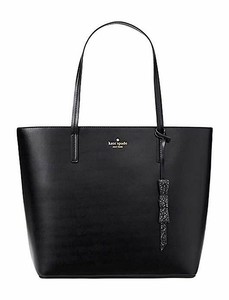 kate spade black tote with bow