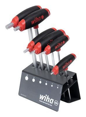 Wiha T-Griff-Schraubendreher-Satz im Werkstattständer 6-teilig 3-10 mm... 45621