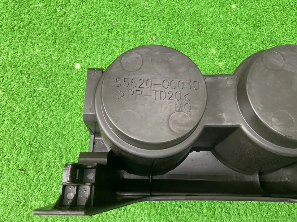 Porta-copo console central Toyota Tundra Sequoia fabricante de equipamento original 2007-2013 marrom escuro - Imagem 2 de 4