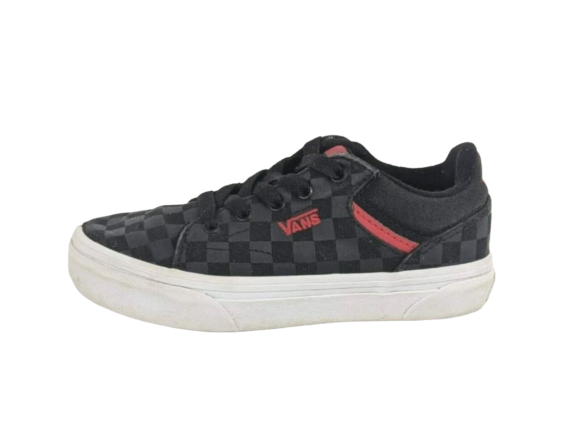 SAOLA Vans Sneaker Ragazzo Bambini Taglia 13 Nero Checkboard SK8 Skateboard Oxford
