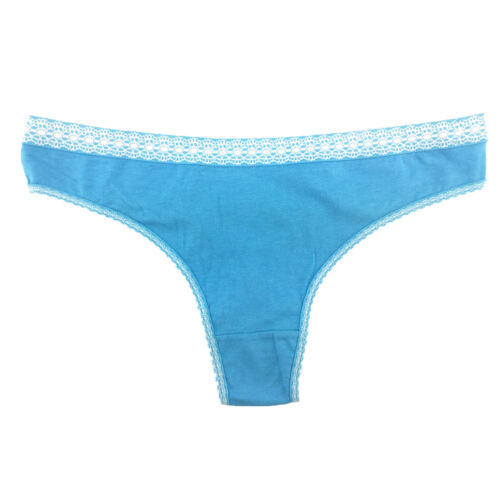 3 5 10 Pcs Lot Womens Sexy Cotton Thongs Panties V-Back G-string Underwear Panty - Picture 9 of 12
