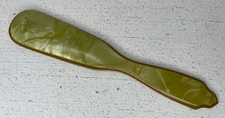 Vintage Marbleized Celluloid Shoehorn Shaped for Heel 7.5"