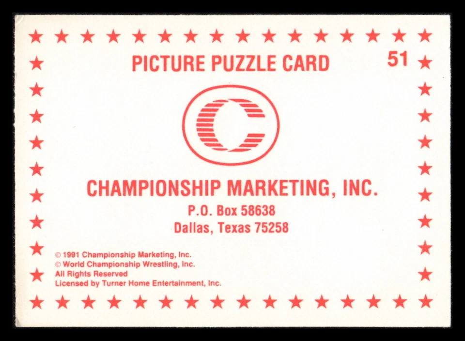 1991 Championship Marketing WCW World Championship Wrestling Cards Pick Choose - Image 4 of 4