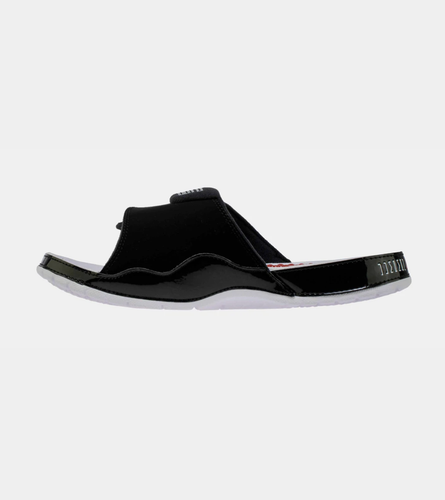 Sandalias Nike Air Jordan Hydro Retro 11 XI Slide Bred negras rojas blancas AA1336 006 - Imagen 5 de 12