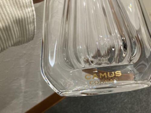 Empty Bottle Baccarat Camus Marquise Crystal Decanter Cognac Brandy France Gold - Picture 5 of 6
