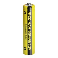 1 PKCELL AAA Ni-CD 400Mah 1.2V Rechargeable Batteries, Bulk