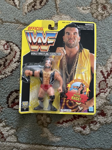 1993 Series 7 Yellow Card Hasbro WWF Razor Ramon F...