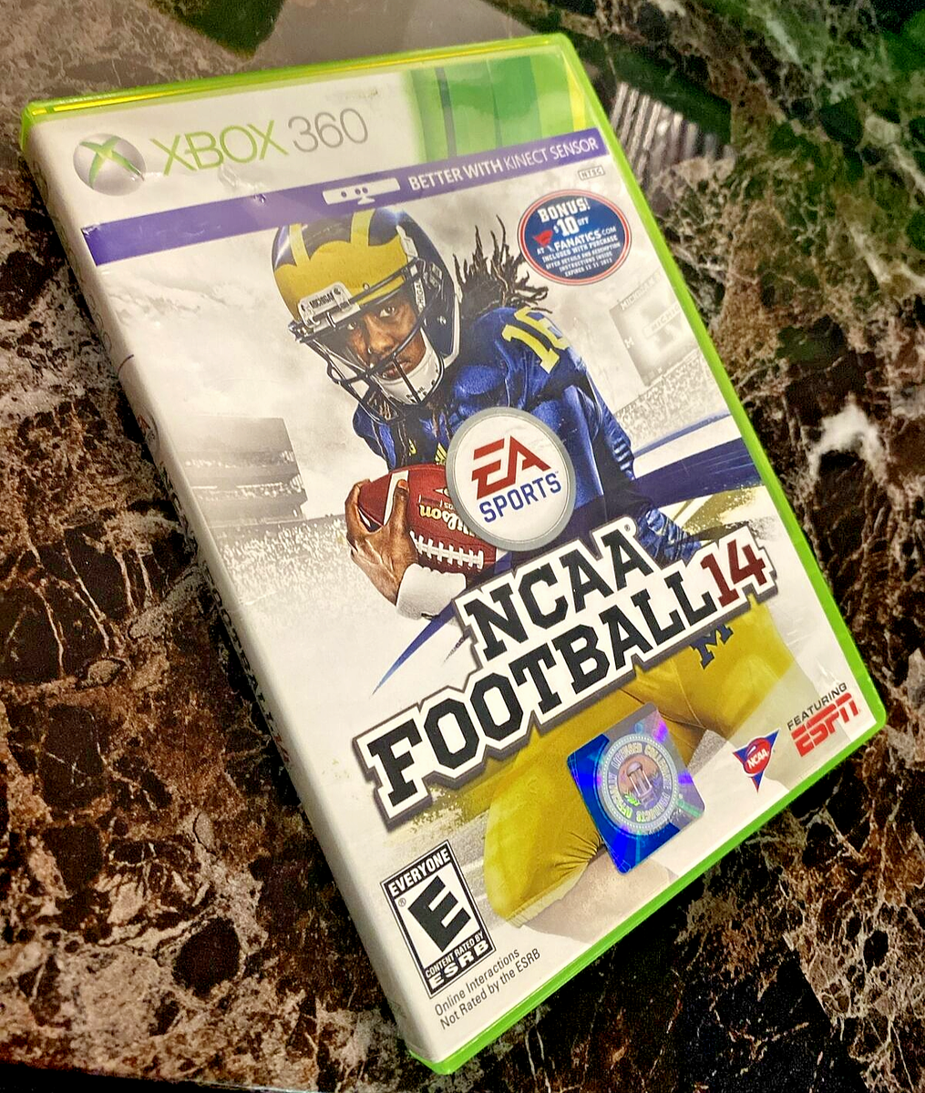 2014 NCAA Football 14 Microsoft Xbox 360 -No Game- Replacement