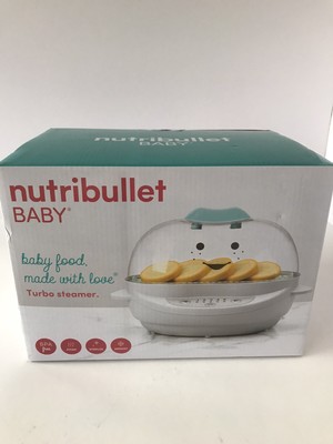 Magic Baby Bullet Turbo Steamer 3 In 1 Steam Defrost Sanitize New Open Box