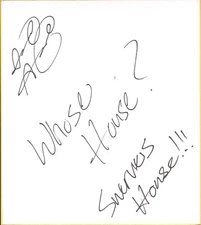 Shane Strickland Signed Shikishi Art Board BAS Beckett COA Pro Wrestling WWE NXT