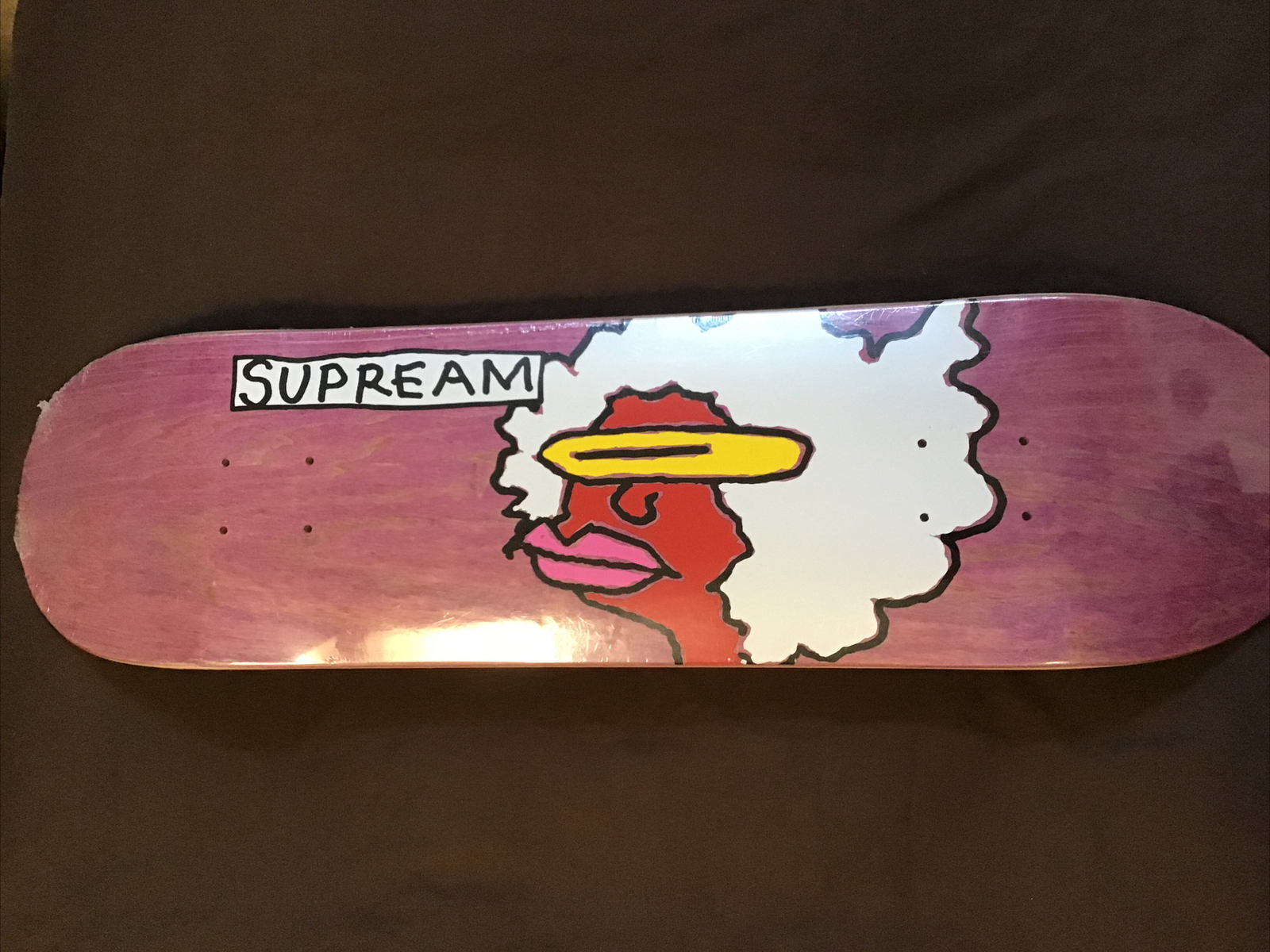 SUPREME Skateboard Deck / GONZ -PURPLE / MARK GONZALEZ - Original Artwork-image