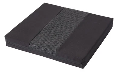 Russka Rollstuhlkissen Antirutsch Kissen Rollstuhl Sitzkissen schwarz mit Bezug