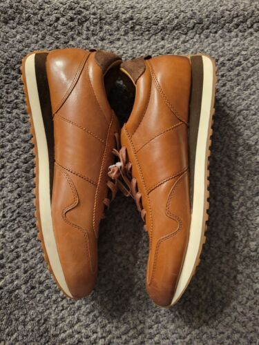 Polo Ralph Lauren Mens Leather Sneaker Train 85 Size 7 - Picture 12 of 12