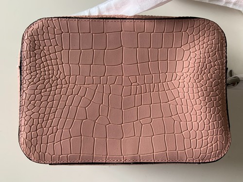NEW Etienne Aigner EA18H1282CRPEB Adeline Camera Bag PEACH BEIGE CROCO $198**** - Picture 16 of 16