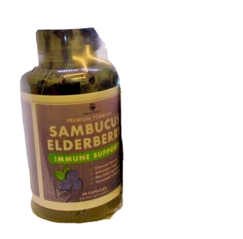 NOBI Nutrition Sambucus Elderberry Immune Support Capsules 60 capsules