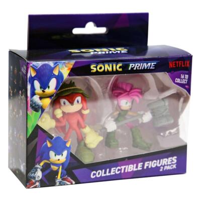 Sonic the Hedgehog/Sonic Prime 7cm Actionfigur 2er Pack (Knuckles BCM/Amy)