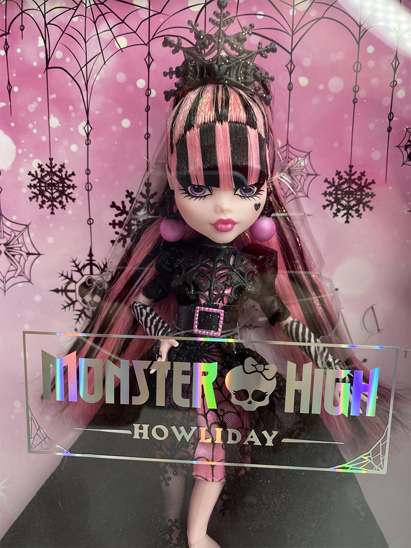 Monster High Howliday Winter Edition boneca Draculaura coleção de férias  2022 194735109906