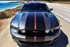 Fits Ford Mustang 10 Roll For Twin Duel Racing Stripes Graphic Decals 36 Feet
