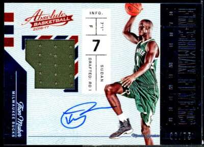 Thon Maker 2016-17 Absolute Memorabilia Freshman Flyer Jersey Autographs #26 