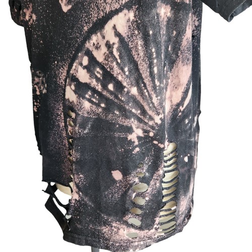 SELENA Quintanilla T-shirt Size M Vintage 90’s Custom Bleached Thrashed Tie Dye - Picture 11 of 16