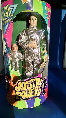 Austin Powers Dr Evil Moon Suit --9'' Tall Poseable Figure--Trendmasters NIB-1998